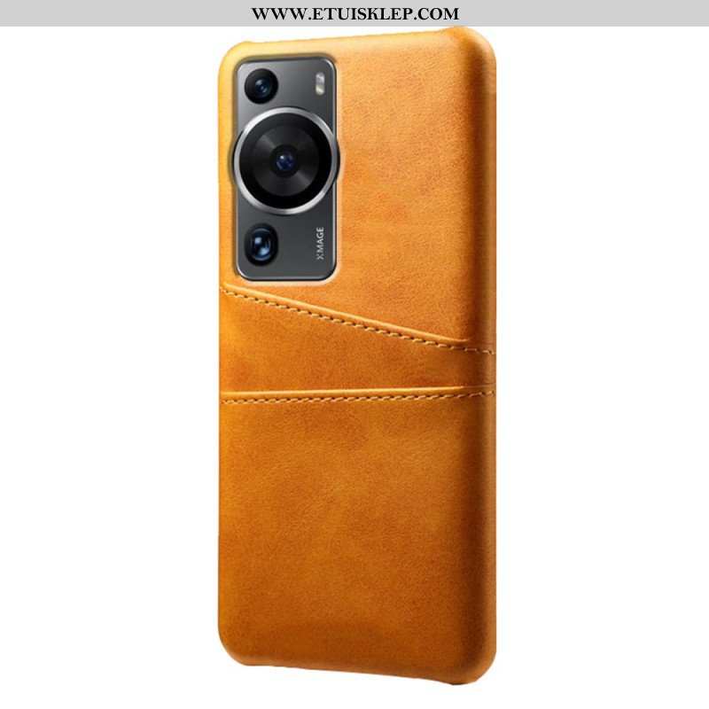 Etui do Huawei P60 Pro Etui Na Karty Z Efektem Skóry